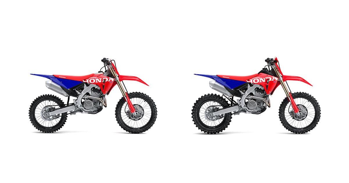 モトクロス競技専用車「CRF250R」およびエンデューロ競技専用車「CRF250RX」のカラーリングを変更し発売